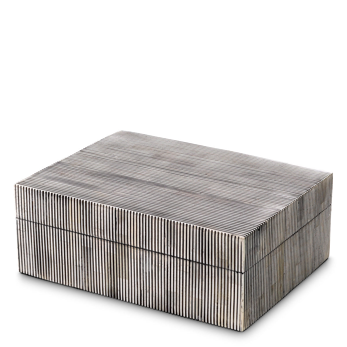 Cutie decorativă Lucille S, negru alb