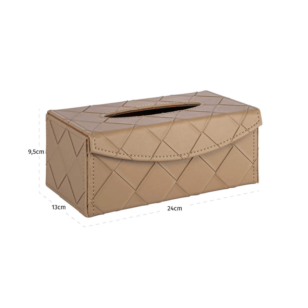 Cutie decorativă Molly, bej, pentru șervețele – desen tehnic cu dimensiuni