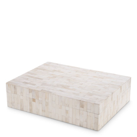Cutie decorativă Scoop L, os natural