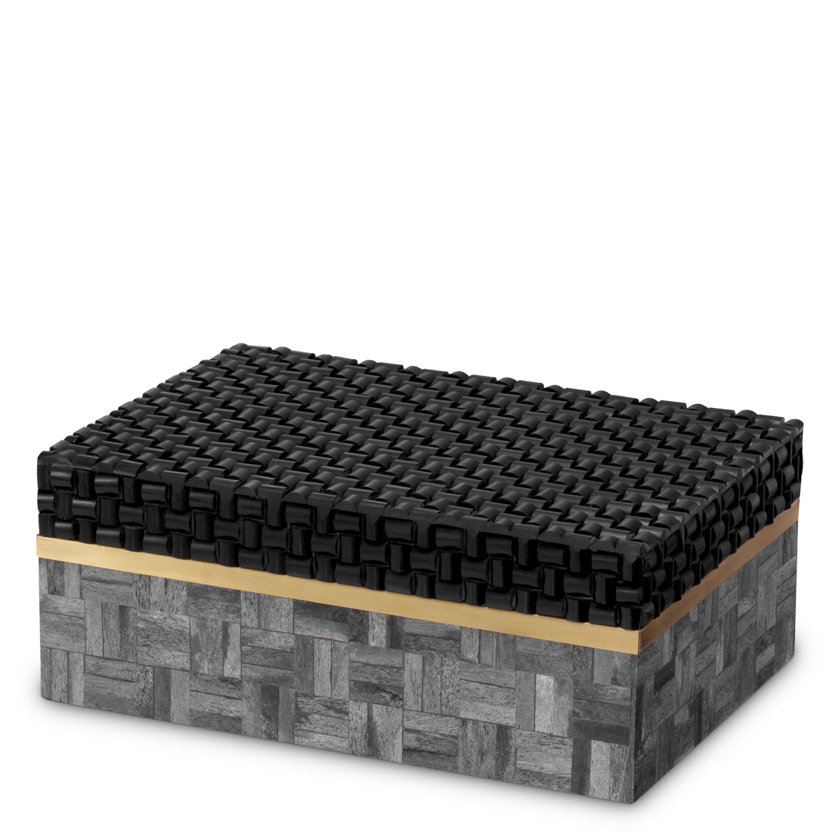 Cutie decorativă Seaside S, negru gri