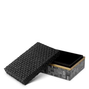 Cutie decorativă Seaside S, negru gri