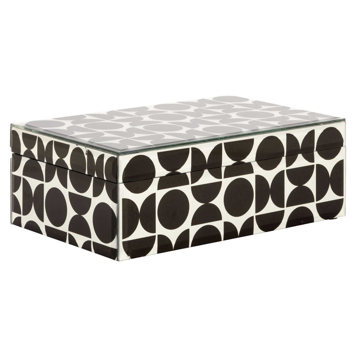 Cutie decorativă Vivian, negru, mare