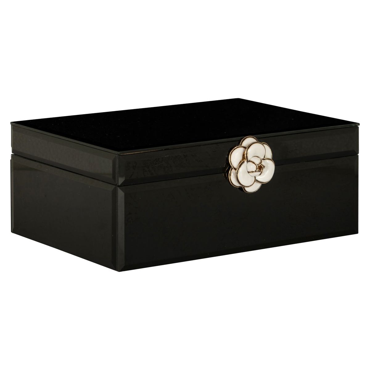 Cutie decorativă Vivy, negru, mare