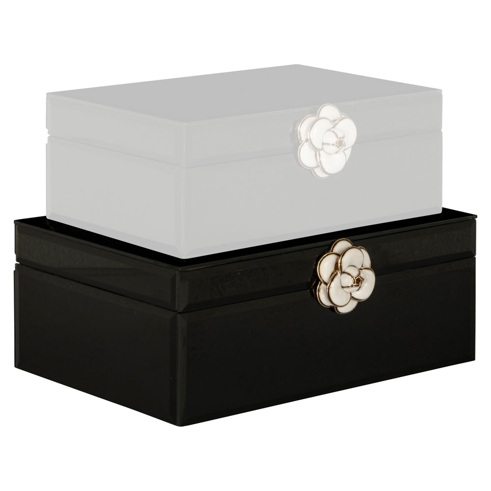 Cutie decorativă Vivy, negru, mare