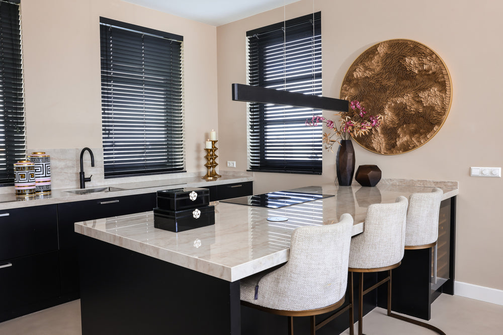Cutie decorativă Vivy, negru, mică – ambient