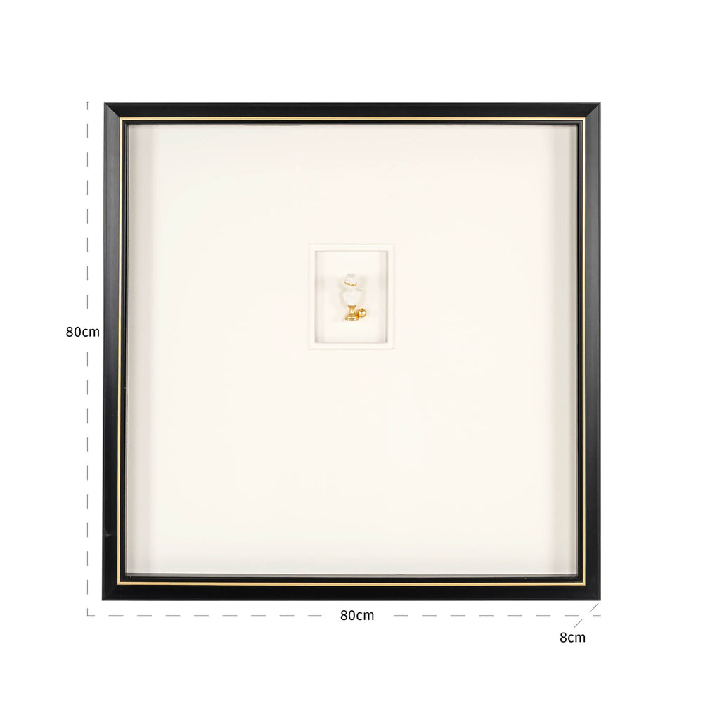 Decorațiune de perete Hanna, negru/alb