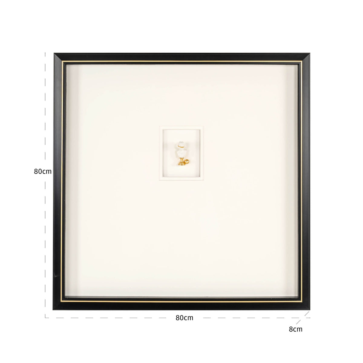 Decorațiune de perete Hanna, negru/alb
