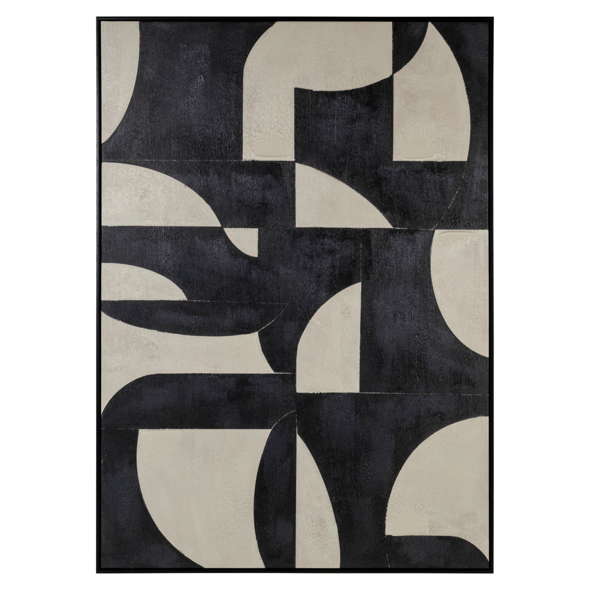 Decorațiune de perete Splendor, negru