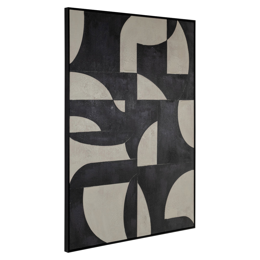 Decorațiune de perete Splendor, negru