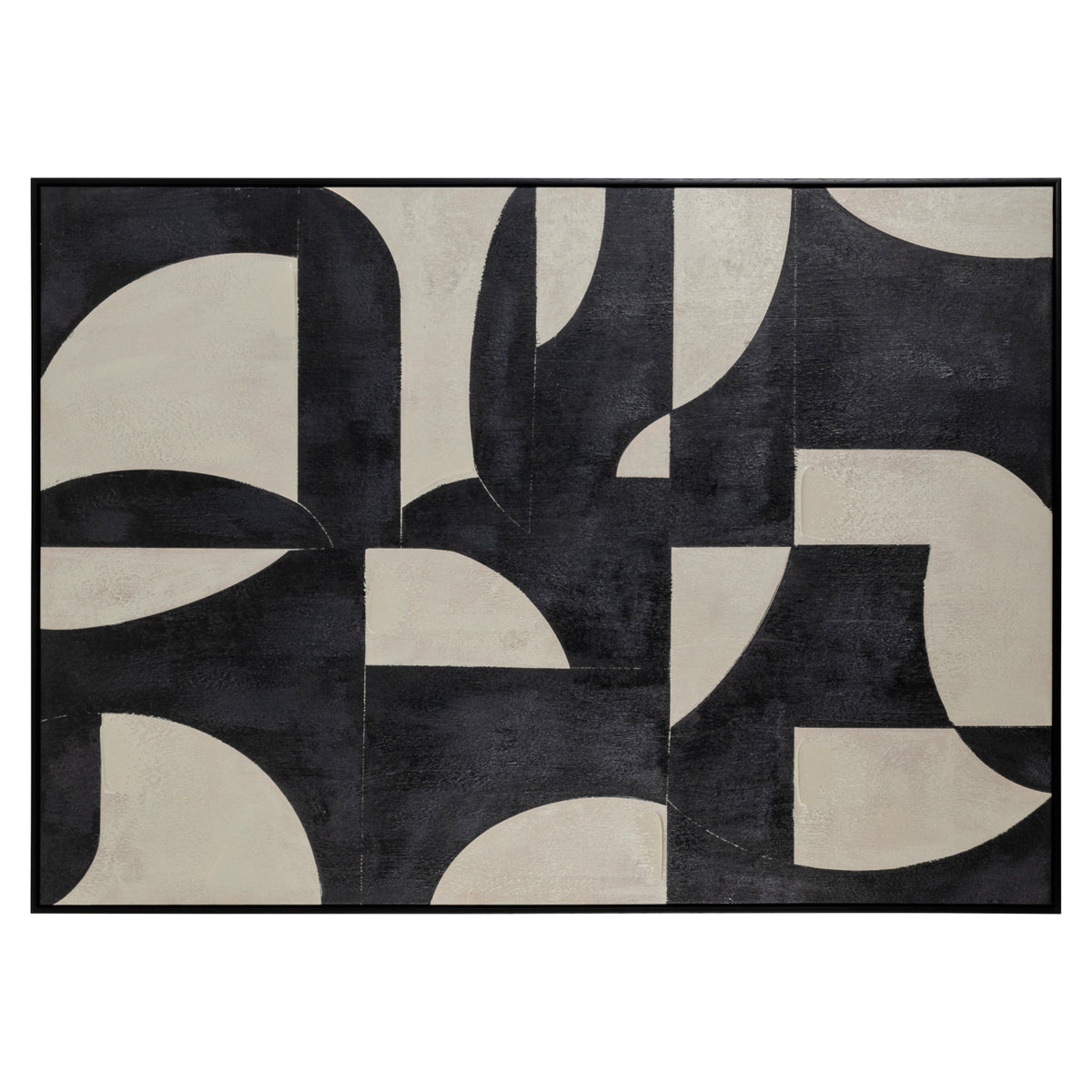 Decorațiune de perete Splendor, negru