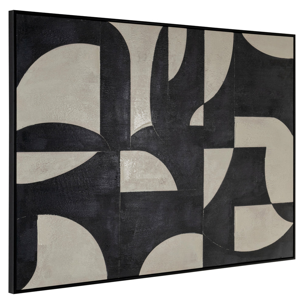 Decorațiune de perete Splendor, negru