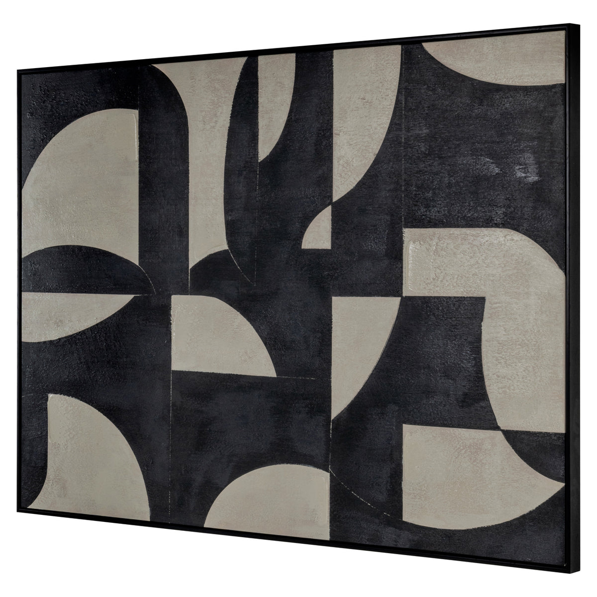 Decorațiune de perete Splendor, negru