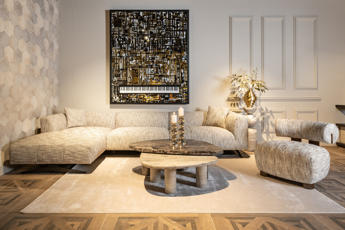 Decorațiune de perete Wibi, negru/auriu – ambient
