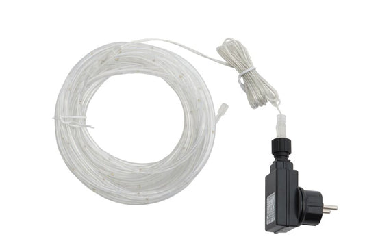 Ghirlandă luminoasă LED interior/exterior, alb cald, 10m