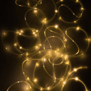 Ghirlandă luminoasă LED interior/exterior, alb cald, 10m