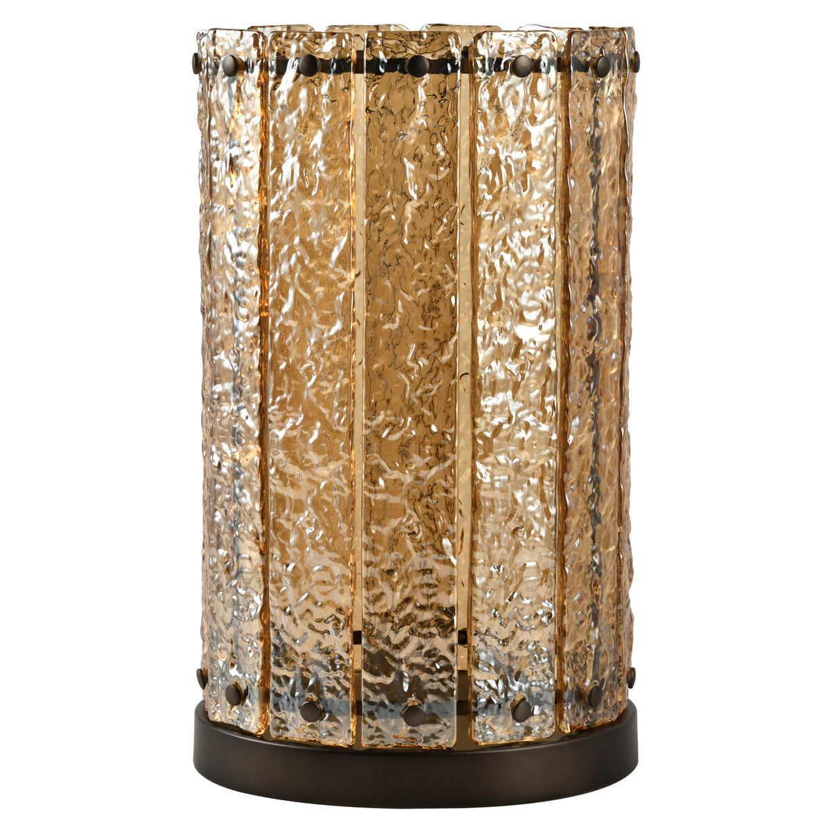 Felinar decorativ Aura, chihlimbar, mare