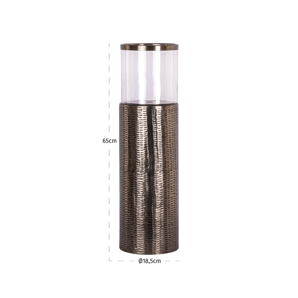 Felinar decorativ Faylen, bronz, L – desen tehnic cu dimensiuni