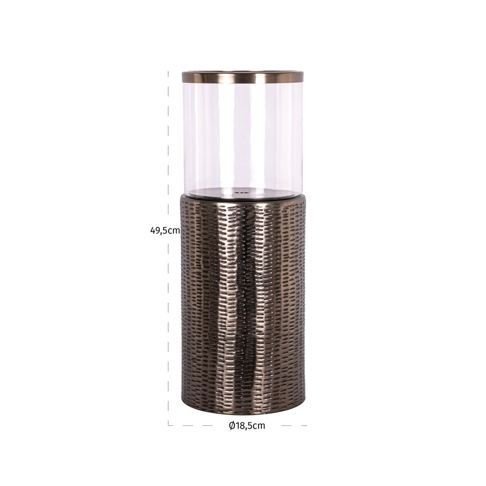 Felinar decorativ Faylen, bronz, S – desen tehnic cu dimensiuni