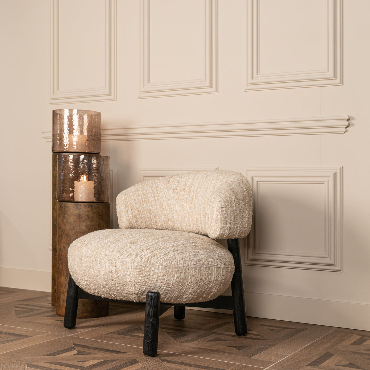 Felinar decorativ Mayce, auriu, mic – ambient