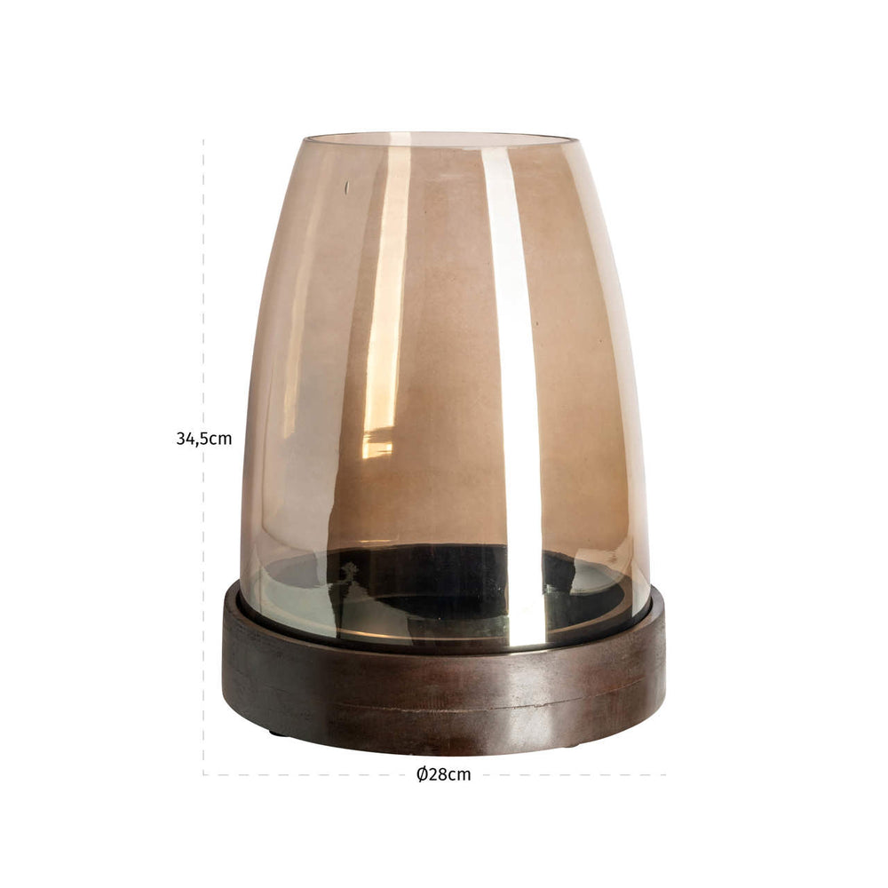 Felinar decorativ Skye, nuc – desen tehnic cu dimensiuni