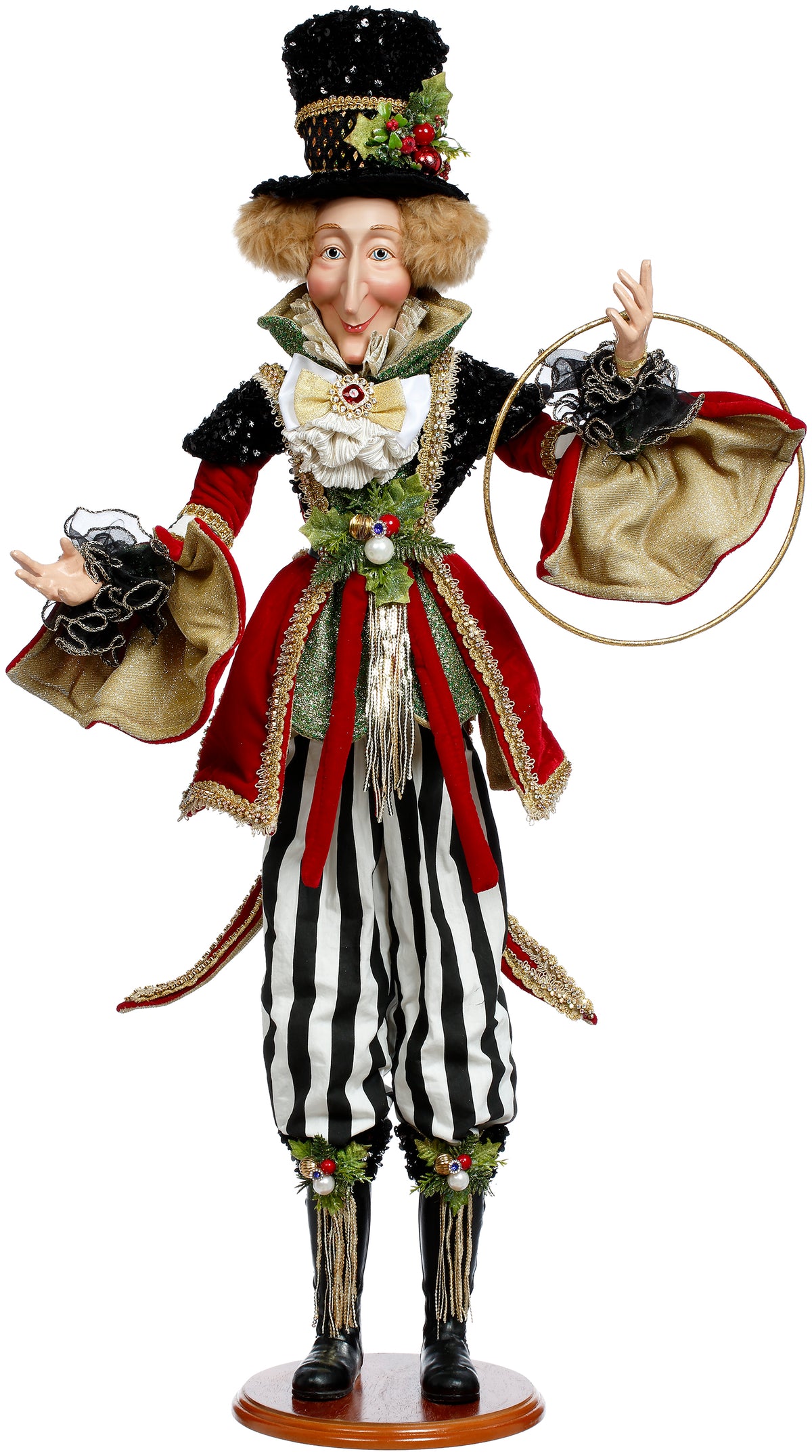 Figurină Master Showman, roșu/negru, 89 cm