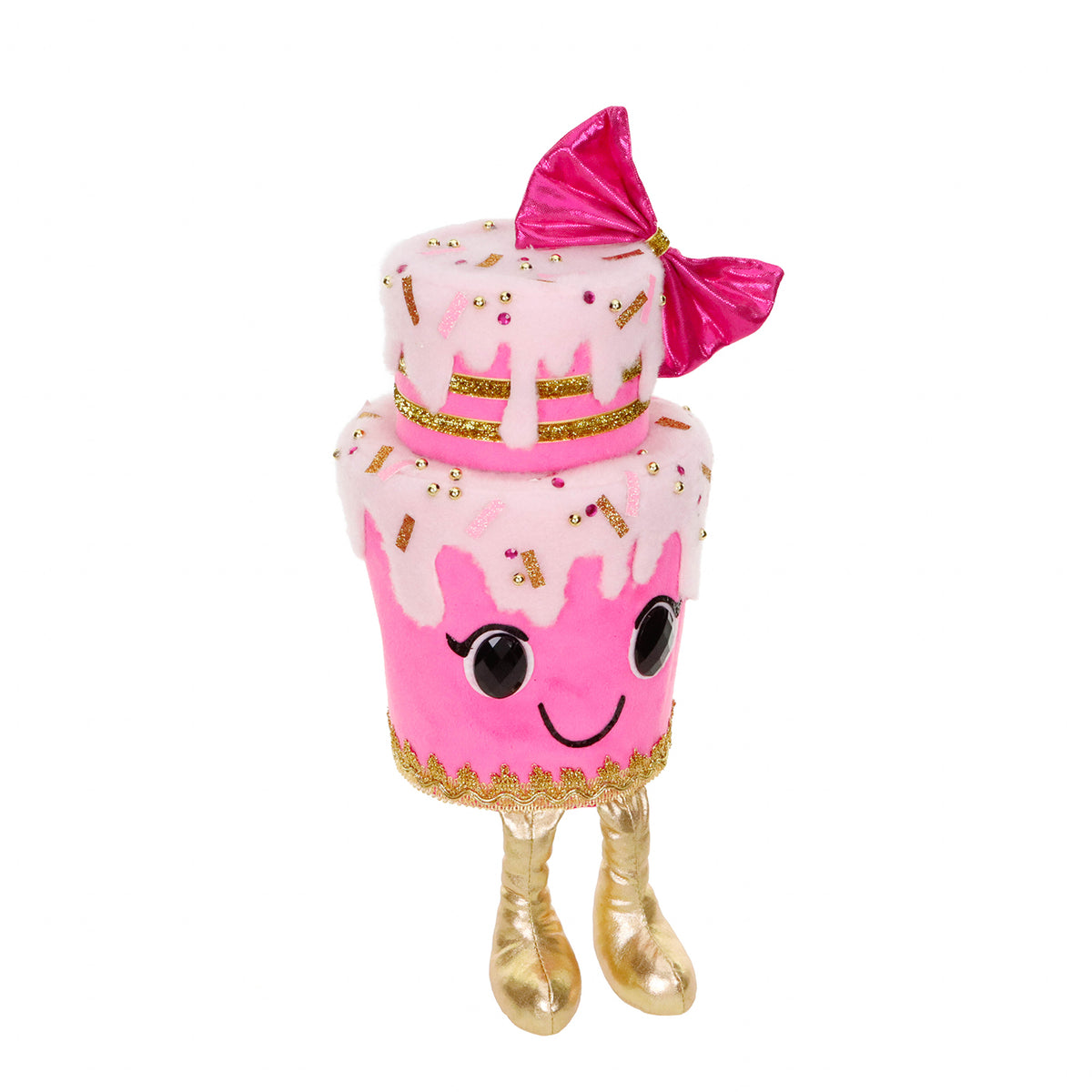 Figurină Miss Trendy Candy Cake din textil, roz, 38 cm