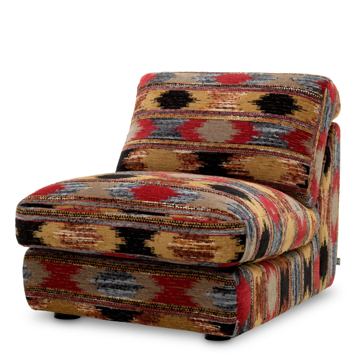 Fotoliu Alden, ombra multicolor