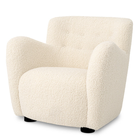 Fotoliu Bixby, shearling sintetic