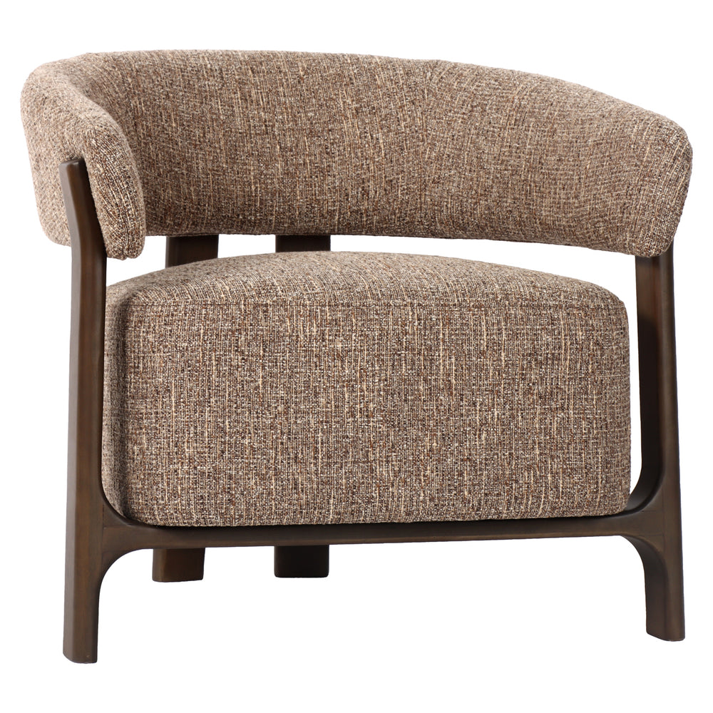 Fotoliu Dalara, tweed maro