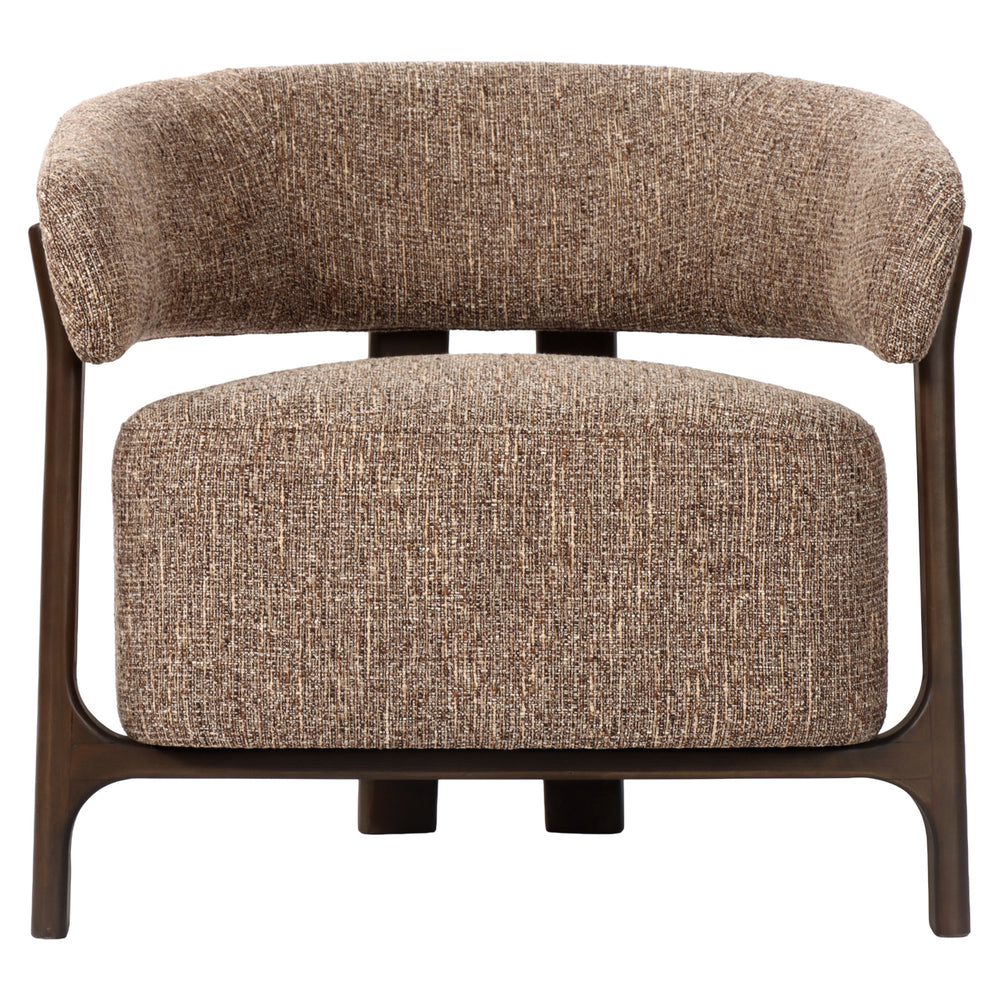 Fotoliu Dalara, tweed maro