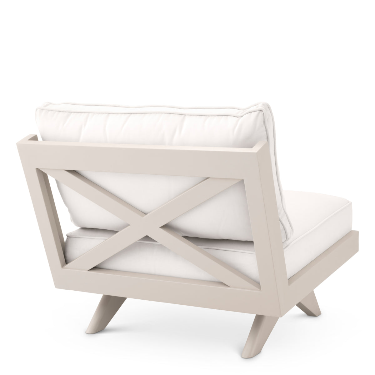 Fotoliu de exterior Lomax, nisip, Sunbrella canvas