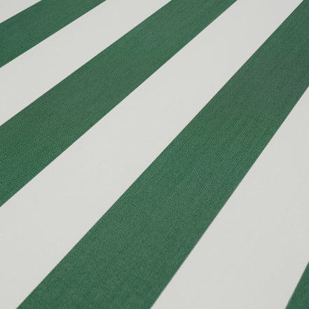 Fotoliu de exterior Manzo, tec natural, florent verde, cu perne