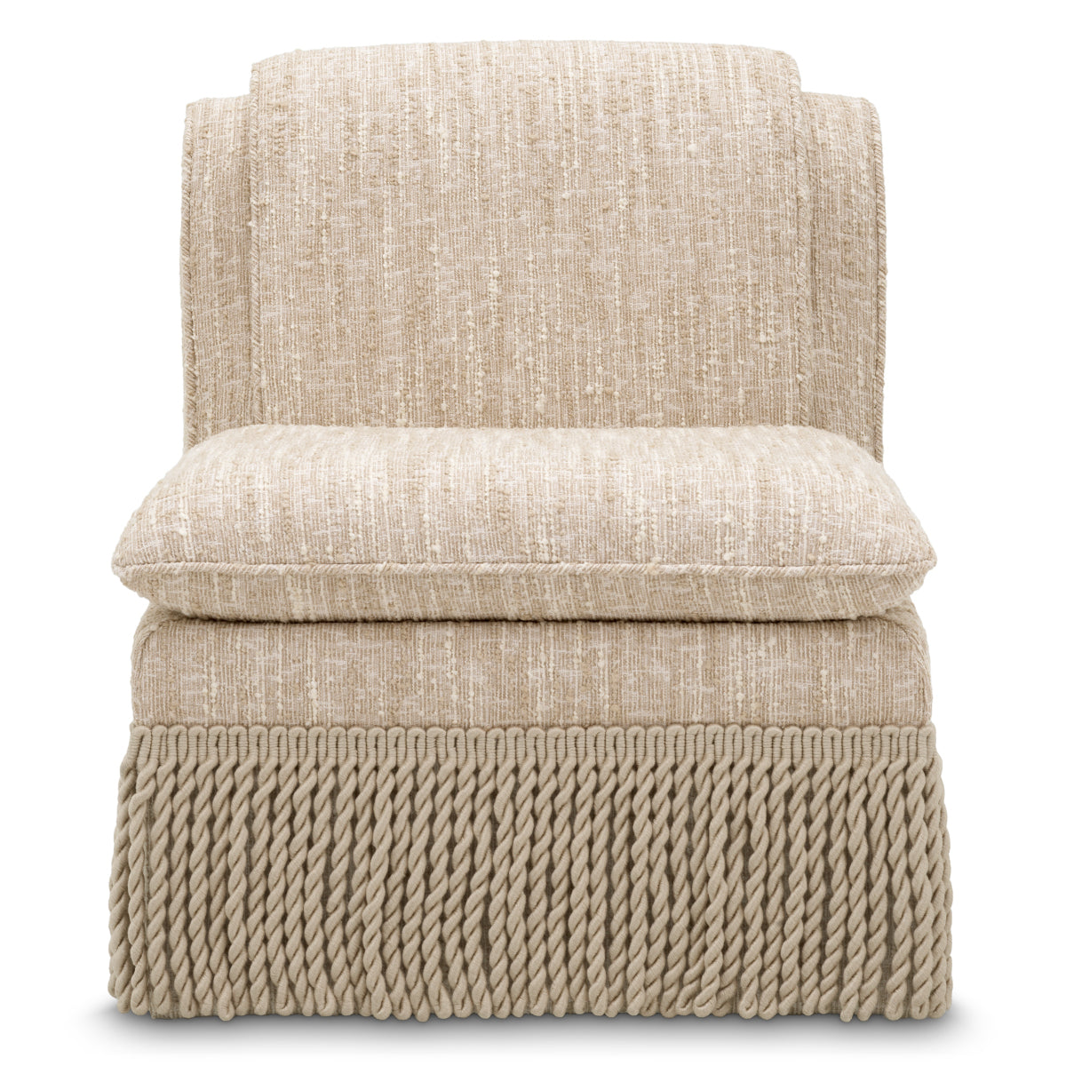 Fotoliu Fairburn, bouclé sonata crem