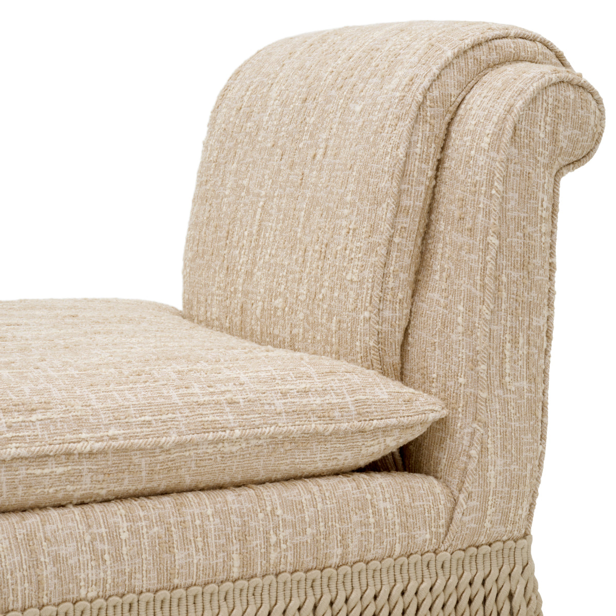 Fotoliu Fairburn, bouclé sonata crem