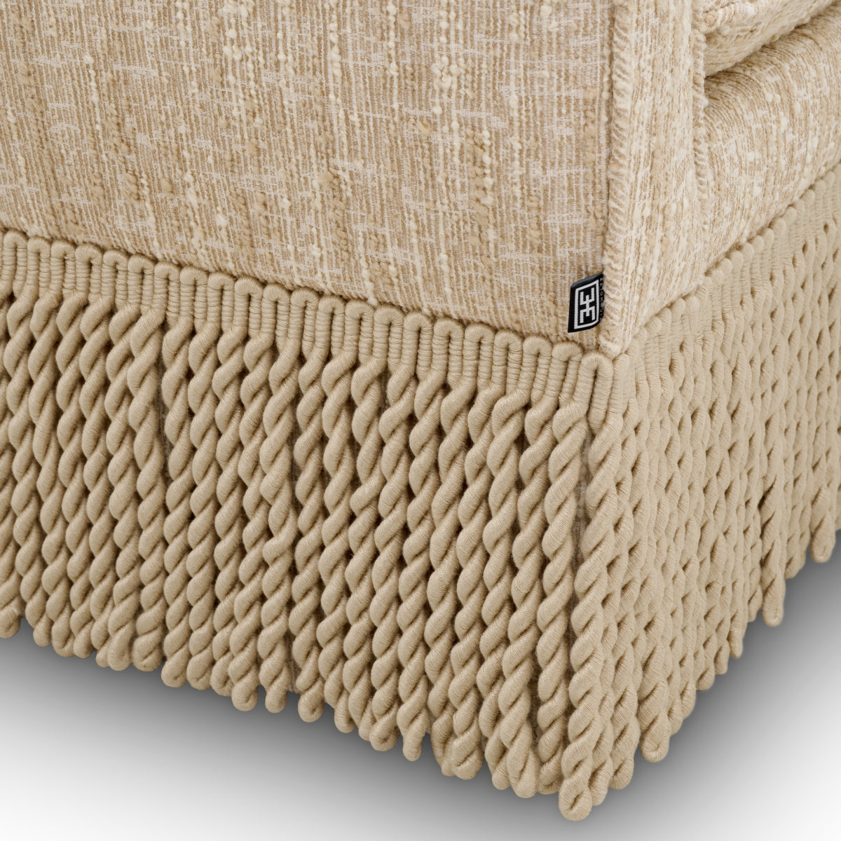 Fotoliu Fairburn, bouclé sonata crem