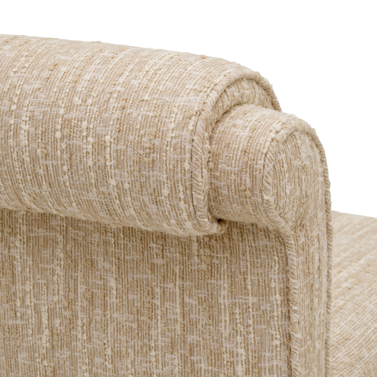 Fotoliu Fairburn, bouclé sonata crem