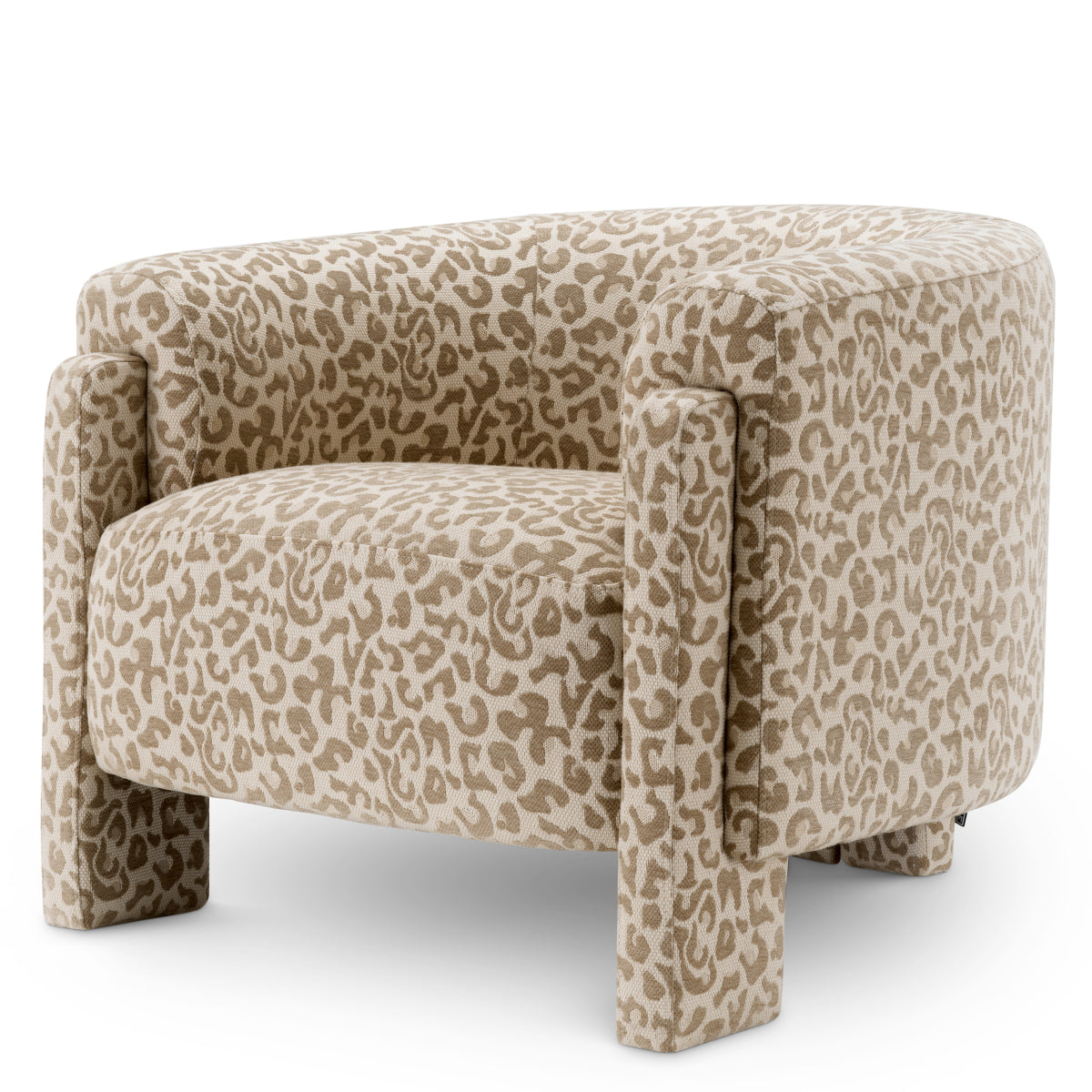 Fotoliu Hazelwood, harley leopard bej