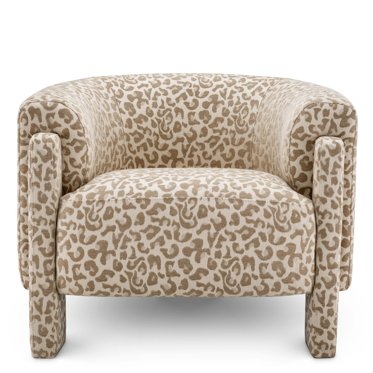 Fotoliu Hazelwood, harley leopard bej