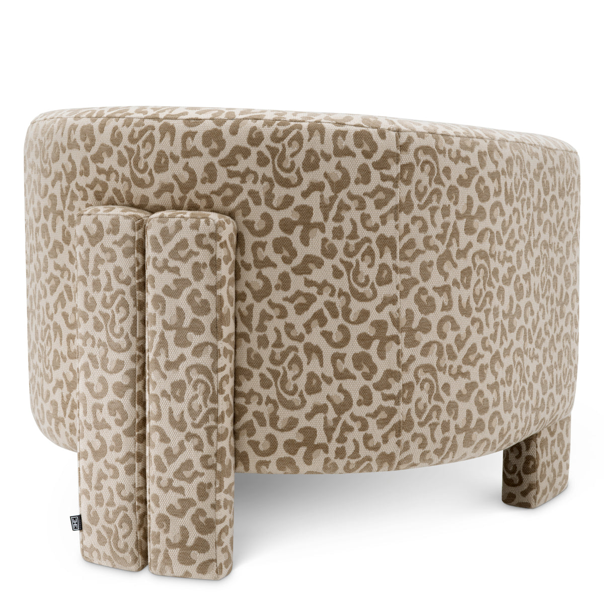 Fotoliu Hazelwood, harley leopard bej