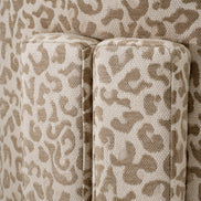 Fotoliu Hazelwood, harley leopard bej