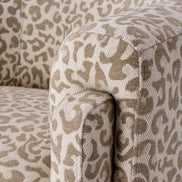 Fotoliu Hazelwood, harley leopard bej