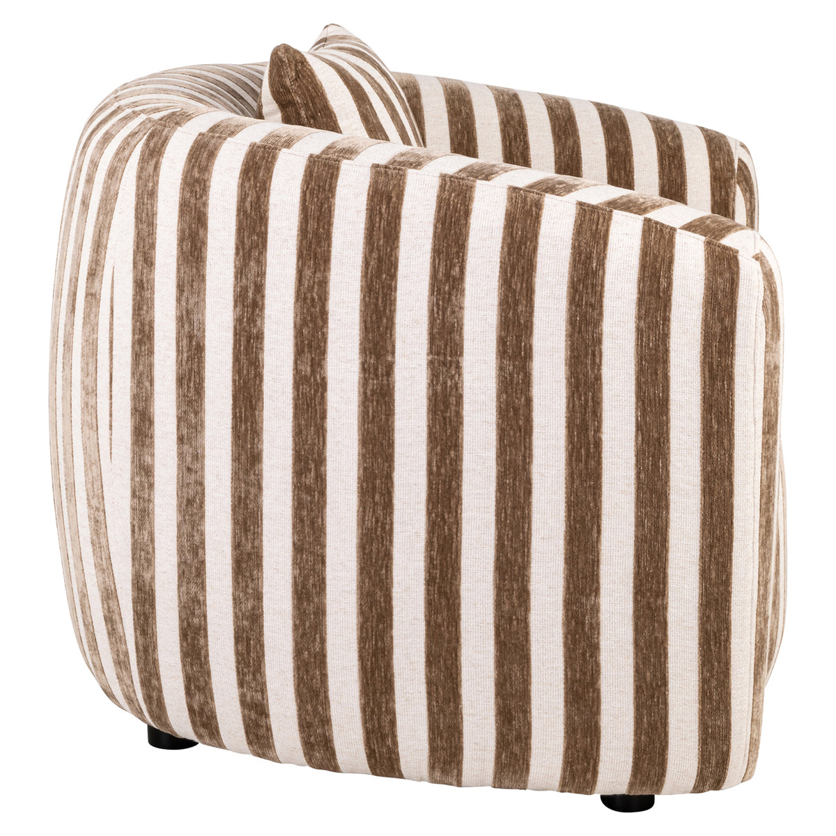 Fotoliu lounge Luxandra, stripes nisip