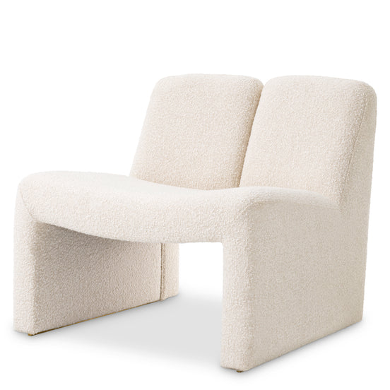 Fotoliu Macintosh, bouclé crem