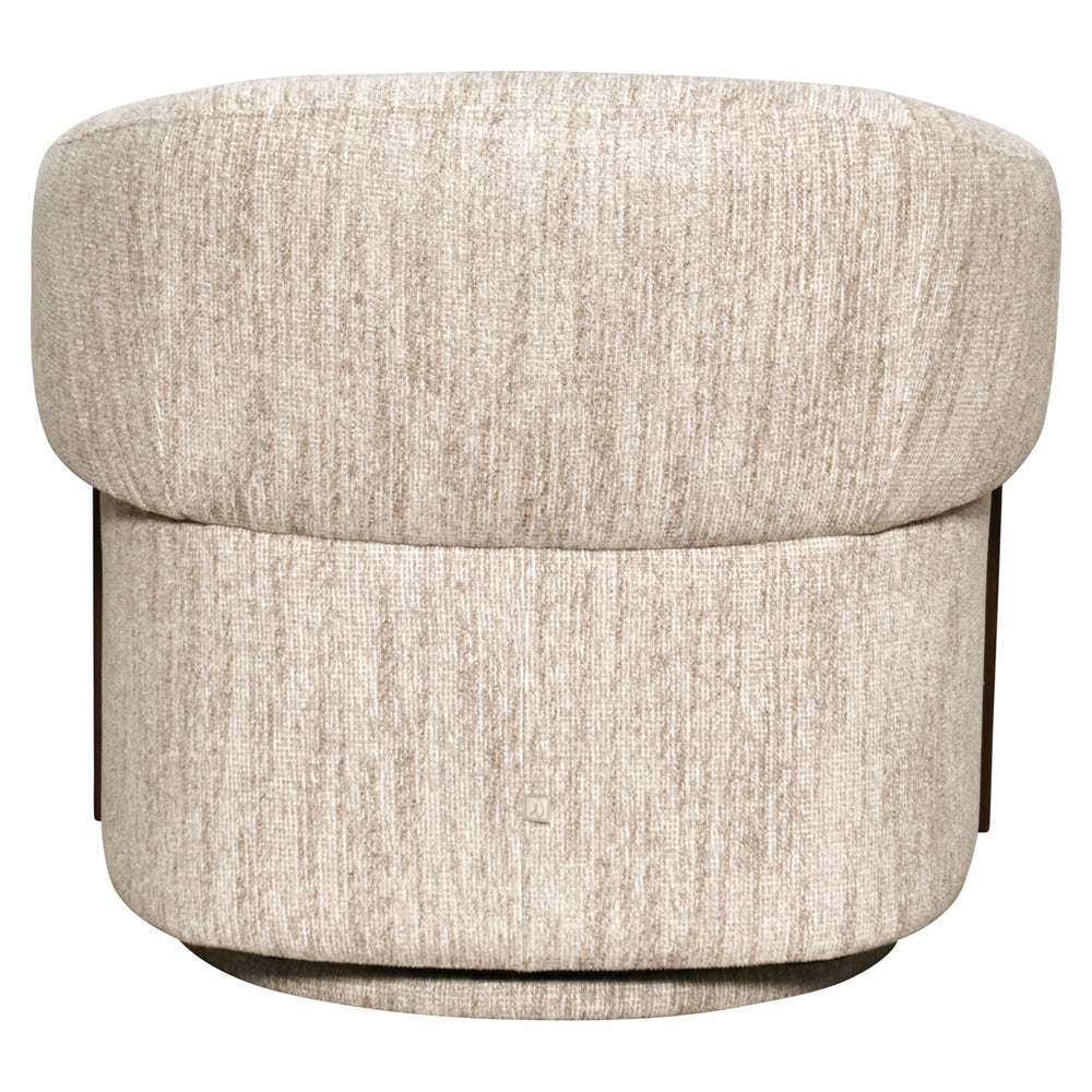 Fotoliu Marina, softweave natural, rotativ, ignifug