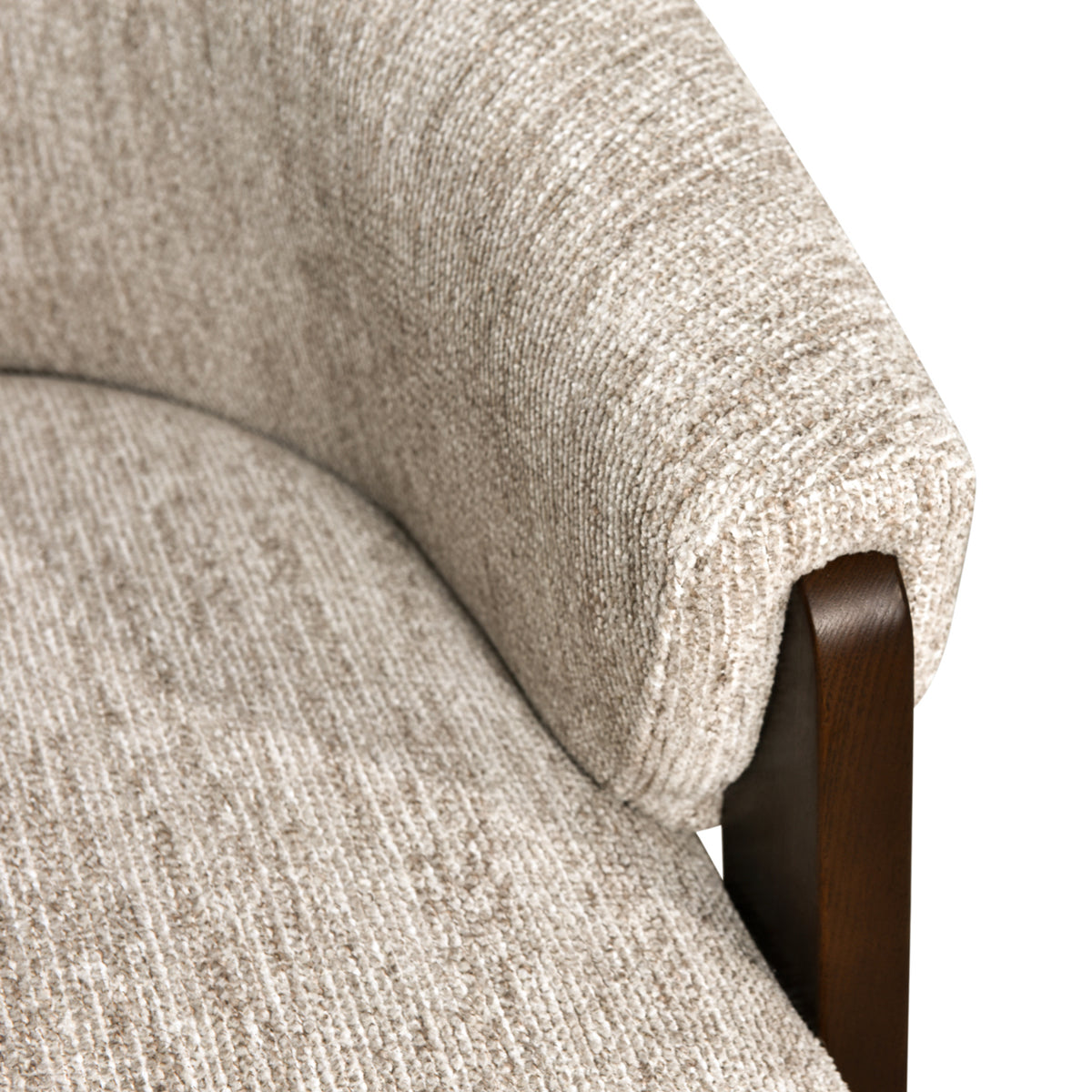 Fotoliu Marina, softweave natural, rotativ, ignifug