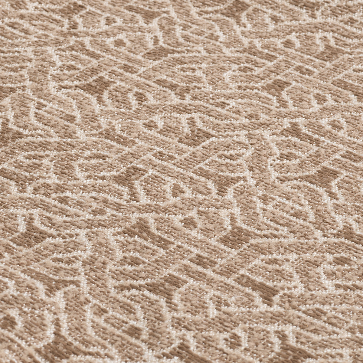 Fotoliu rotativ Madison, frieze jacquard bej