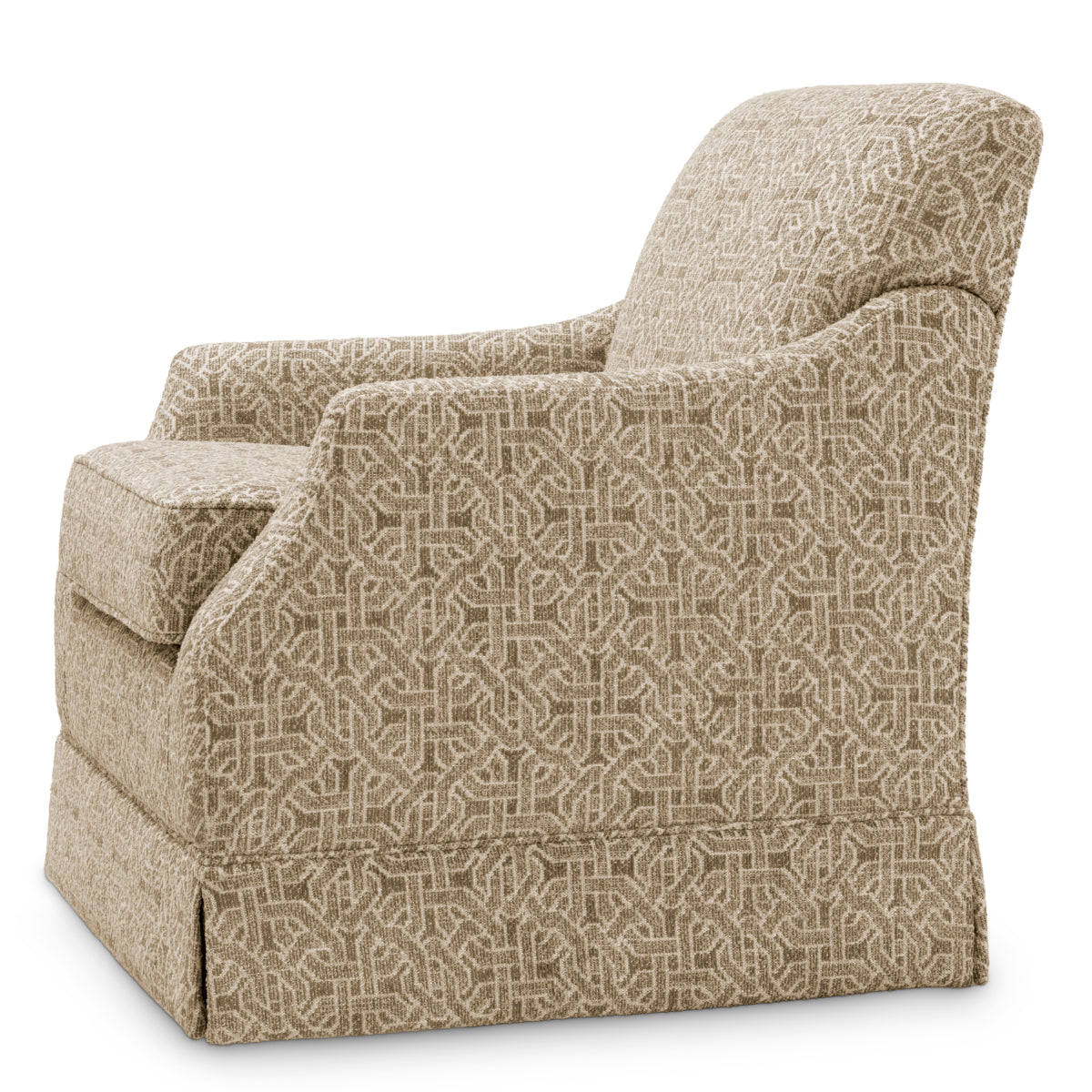 Fotoliu rotativ Madison, frieze jacquard bej