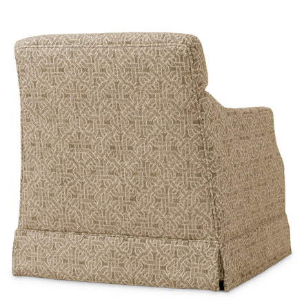 Fotoliu rotativ Madison, frieze jacquard bej