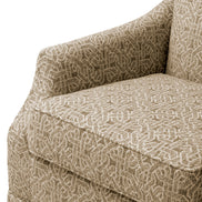 Fotoliu rotativ Madison, frieze jacquard bej