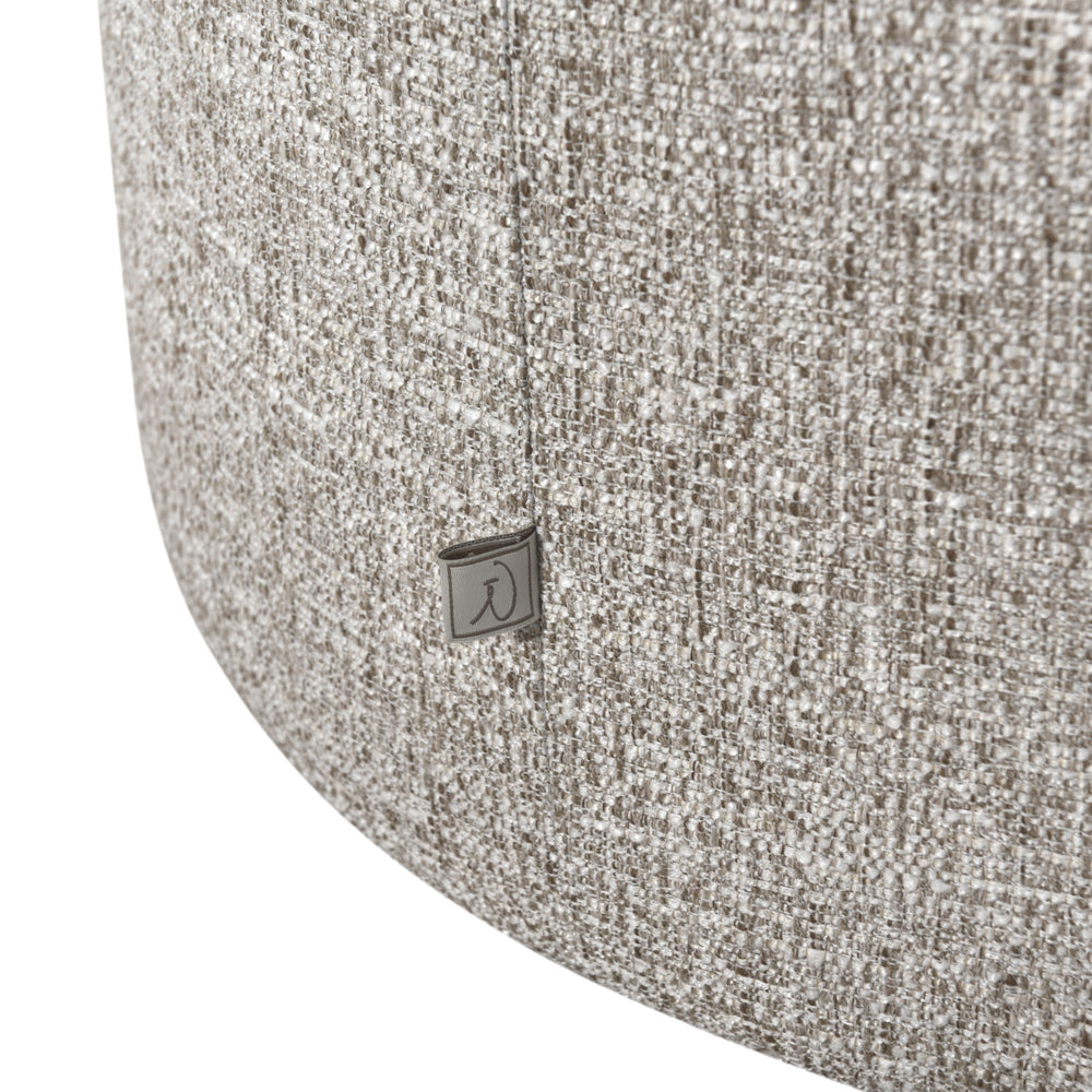 Fotoliu Talley, tweed crem, rotativ
